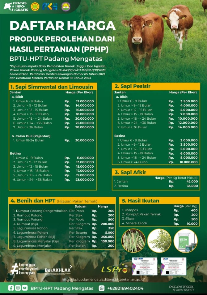 DAFTAR HARGA