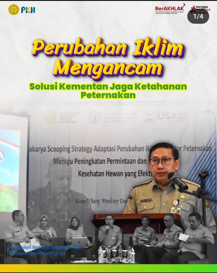 Perubahan Iklim Mengancam Solusi Jaga Ketahanan Peternakan